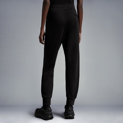 (Women) Moncler Black Sweatpants with Logo Print and Solid Color Design. I10938H00003809KR999 Shop (Women) Moncler Black Sweatpants with Logo Print and Solid Color Design. I10938H00003809KR999