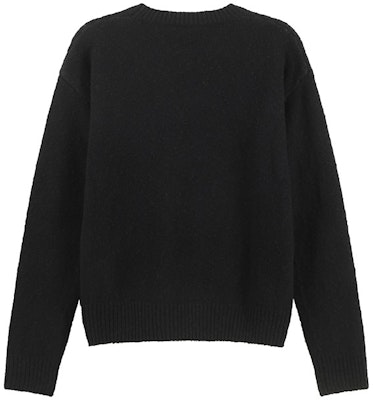 (W) モンクレール ブラック ウールニット セーター ロゴ入り. I20939C00003M3307P95 Lookbook (W) モンクレール ブラック ウールニット セーター ロゴ入り. I20939C00003M3307P95