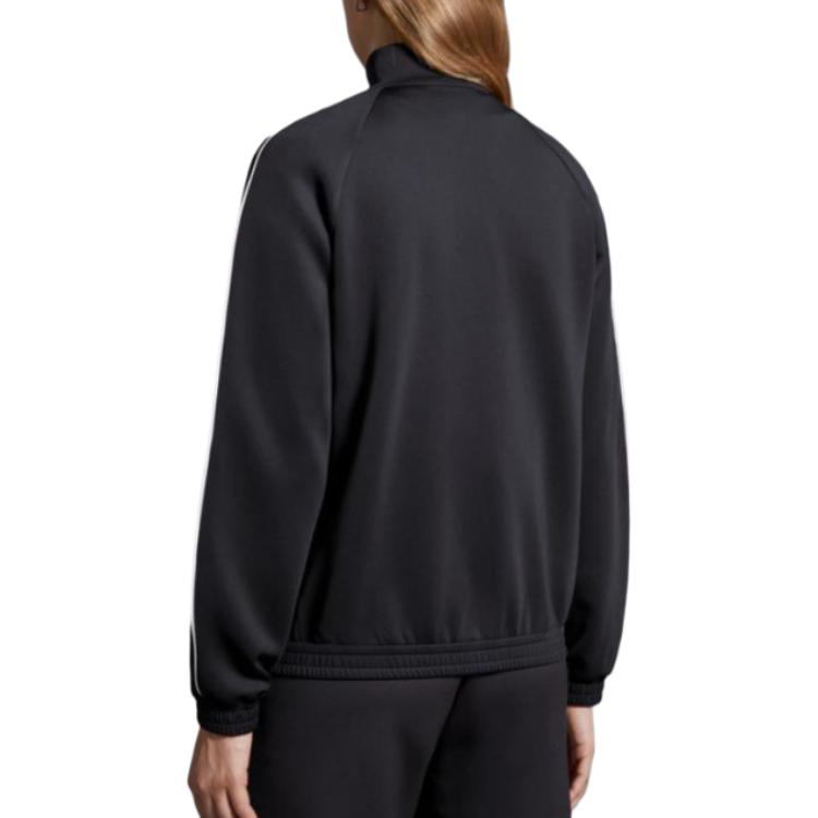 (Women) Moncler  Black Zip-Up Logo Jacket with Stand Collar Long Sleeves J10938G0000489A8K999 圖 4