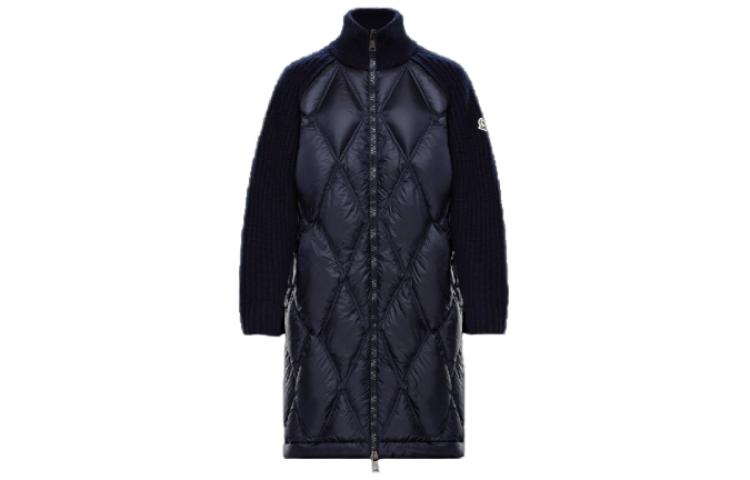 (Women) Moncler  Blue Down Jacket with Logo Patch and Zipper Design. 9B51800A9108742 圖 2