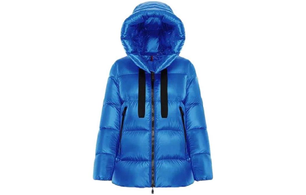 (Women) Moncler  Blue Hooded Zip-Up Down Jacket D2093463734953052734 圖 2