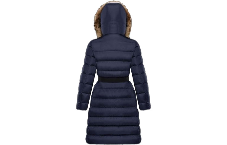 (Women) Moncler  Blue Mid-Length Hooded Down Jacket 0931C5120268065778 圖 3