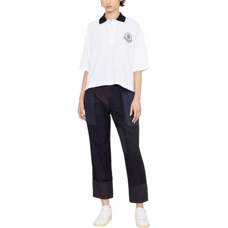 (Women) Moncler  Colorblock Logo Embroidered Rugby Polo Shirt. I10938A0000589A0X033 圖 3