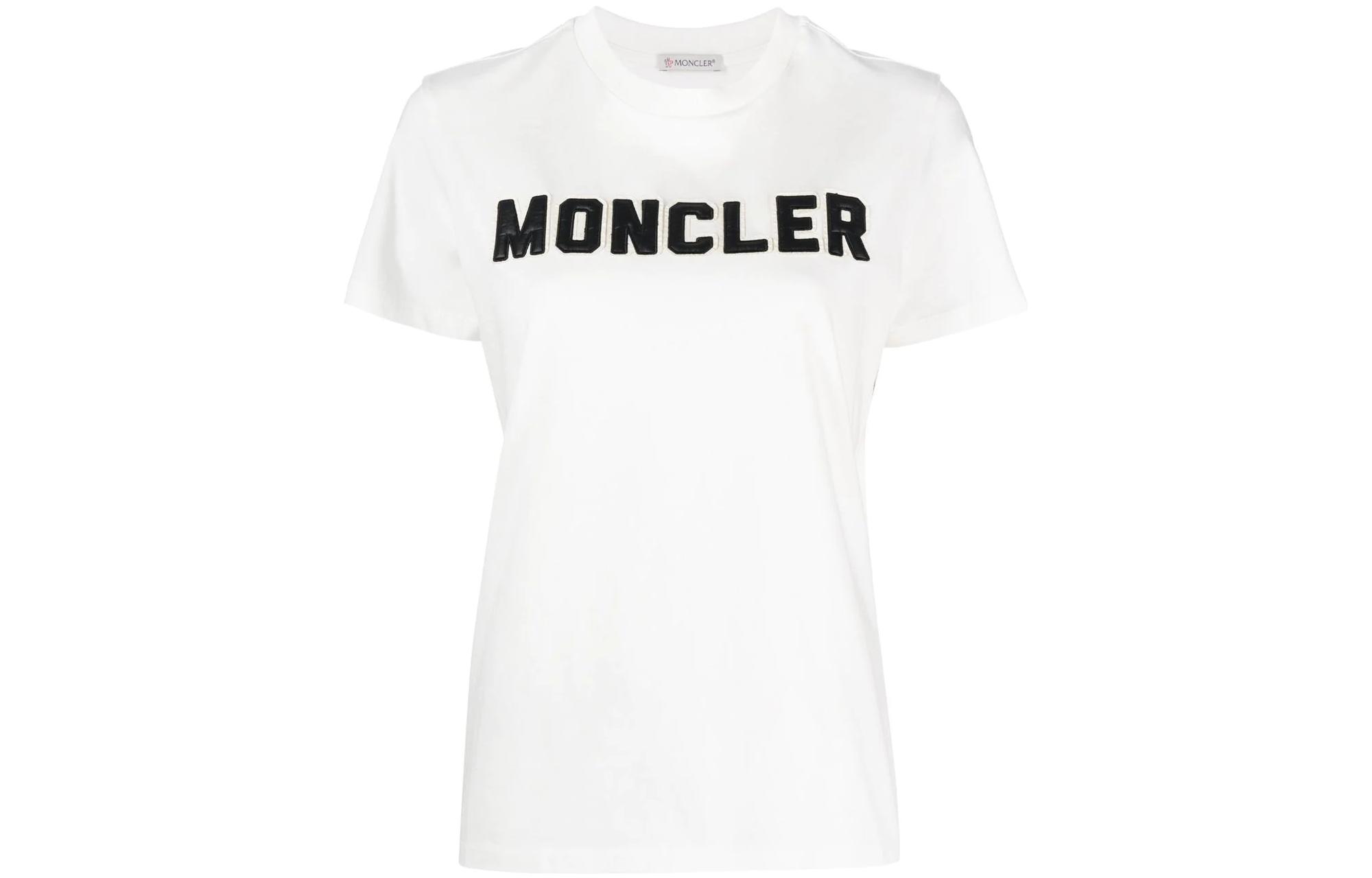 (Women) Moncler  Crewneck Short Sleeve T-Shirt with Letter Logo Print. I10938C00008829HP033 圖 2