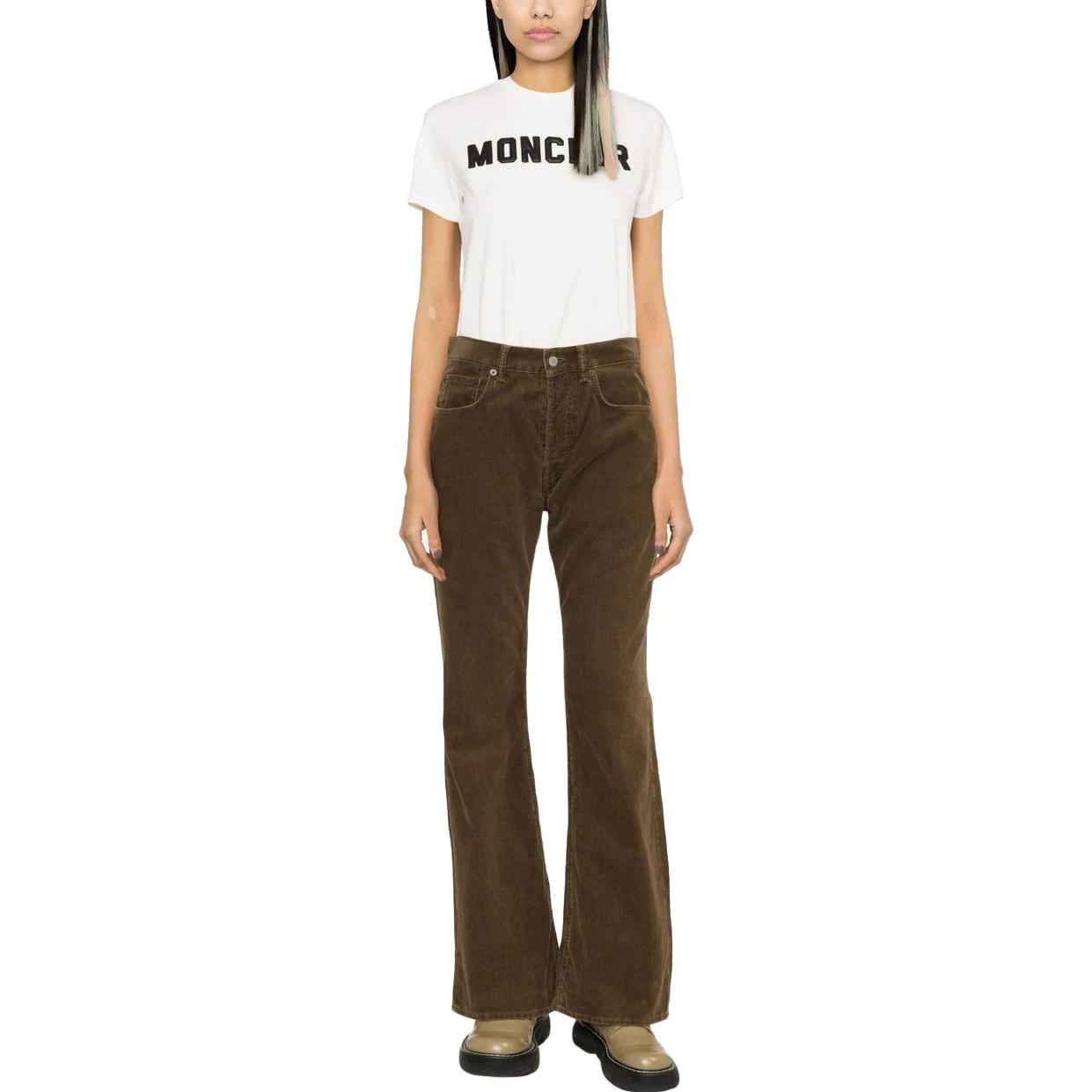 (Women) Moncler  Crewneck Short Sleeve T-Shirt with Letter Logo Print. I10938C00008829HP033 圖 4