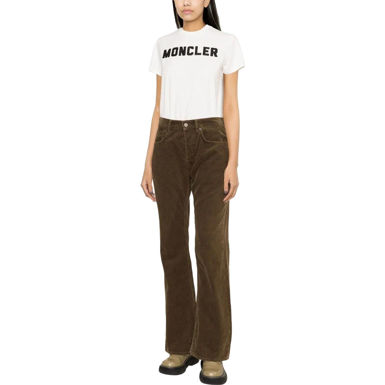 (Women) Moncler  Crewneck Short Sleeve T-Shirt with Letter Logo Print. I10938C00008829HP033 圖 6