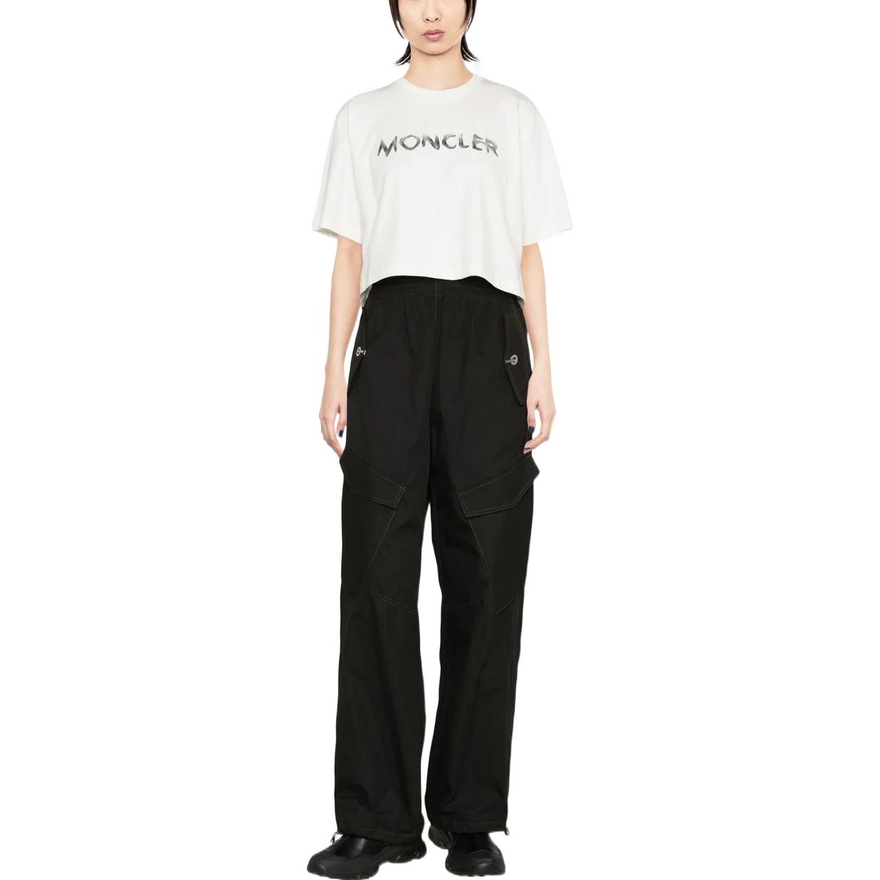 (Women) Moncler  Cropped Short-Sleeve Pullover Logo T-Shirt. I10938C00019899WS033 圖 4