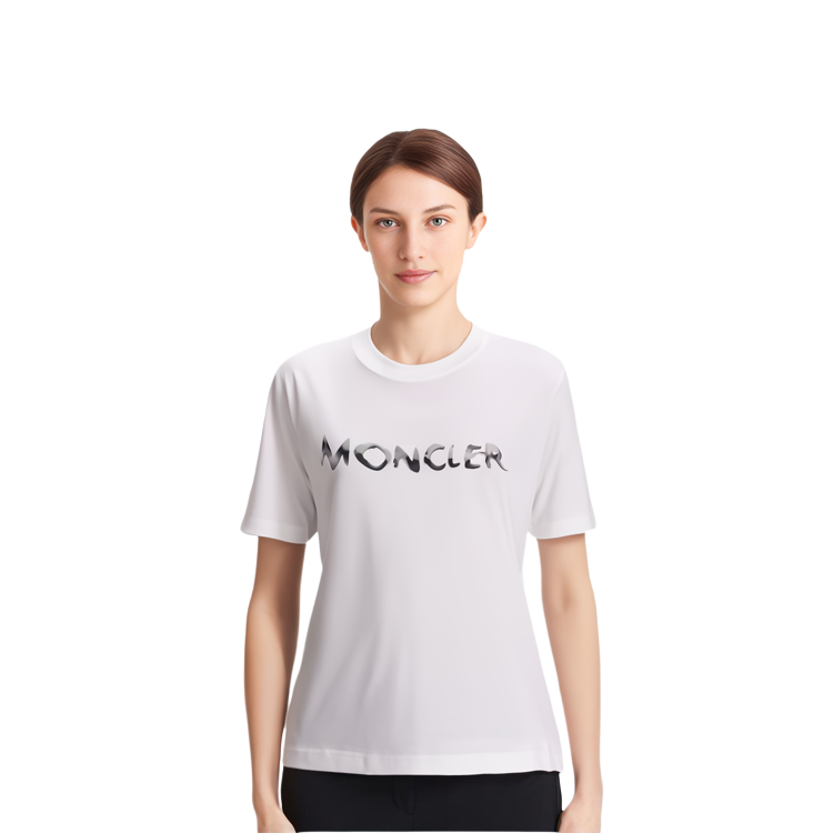 (Women) Moncler  Cropped Short-Sleeve Pullover Logo T-Shirt. I10938C00019899WS033 圖 8