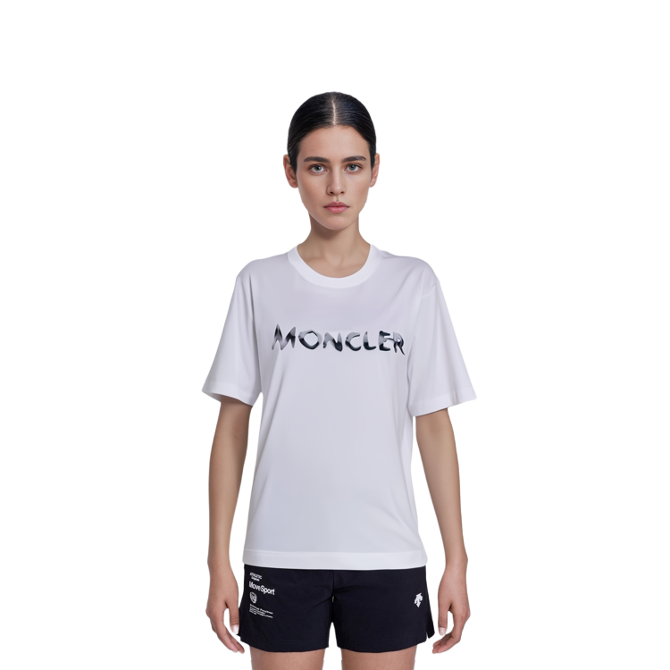 (Women) Moncler  Cropped Short-Sleeve Pullover Logo T-Shirt. I10938C00019899WS033 圖 9