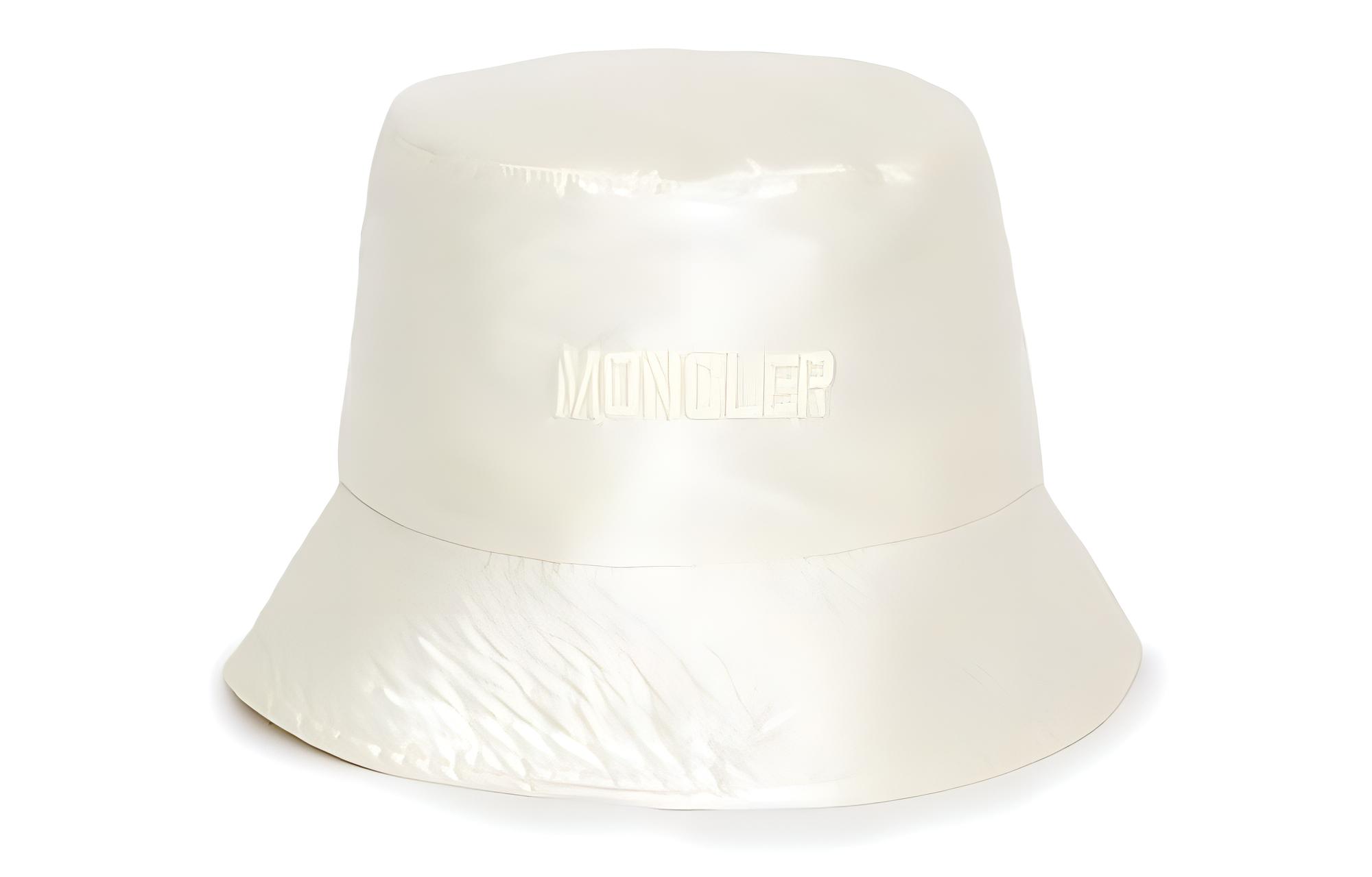 (Women) Moncler  Elegant Minimalist Beige Bucket Hat 3B0001253A3H030