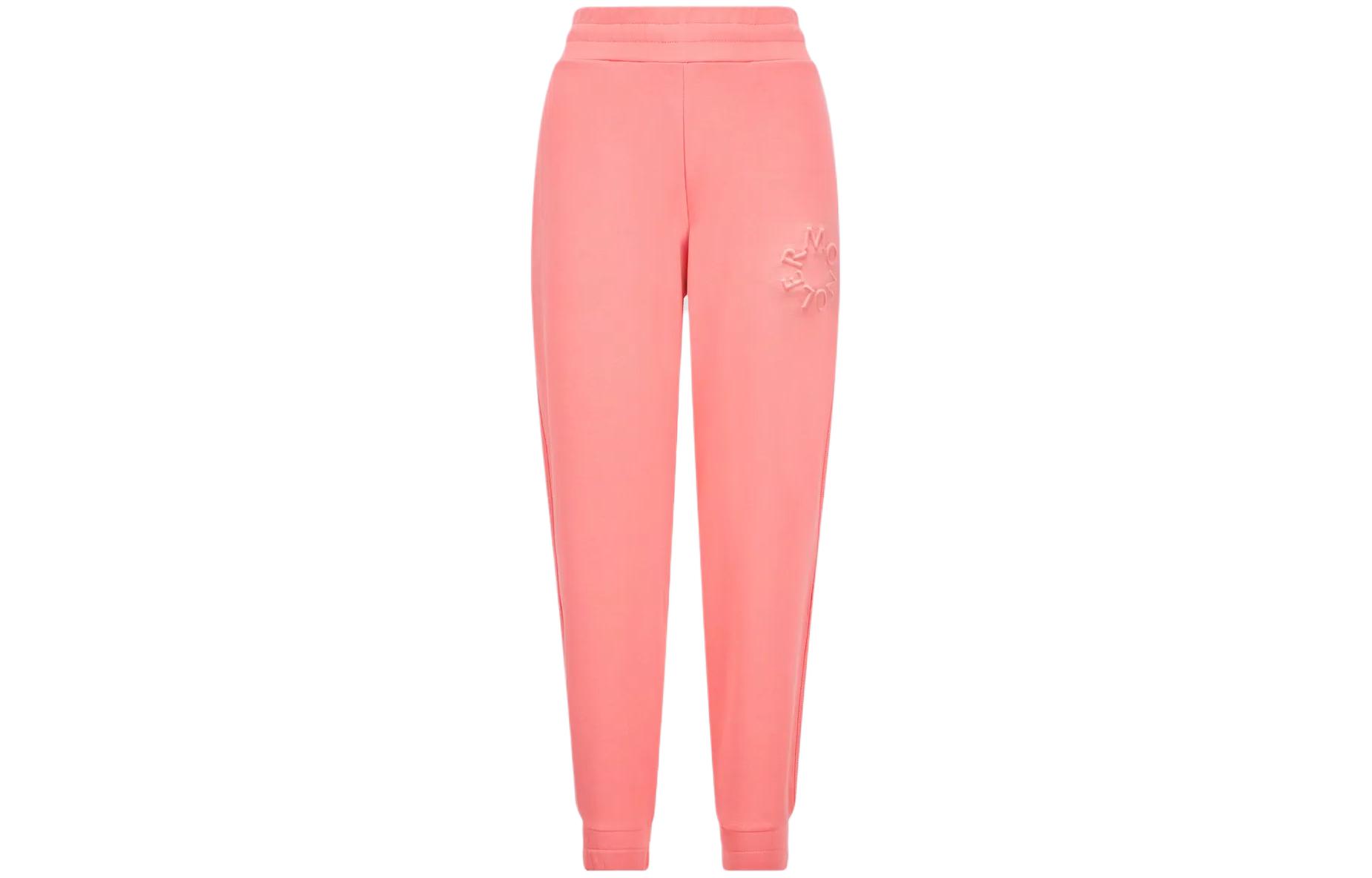 Order (Women) Moncler  Embossed Logo Knit Trackpants Pink J10938H00005809KR416