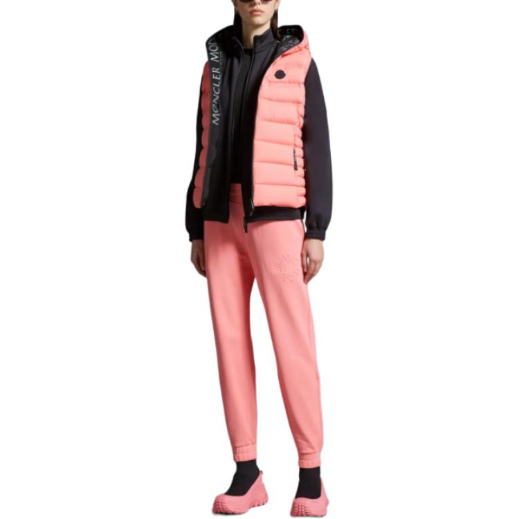 Lookbook (Women) Moncler  Embossed Logo Knit Trackpants Pink J10938H00005809KR416