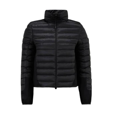 (Women) Moncler Fitted Quilted Down Jacket Black Long Sleeve High Collar I10931A00015596IP999