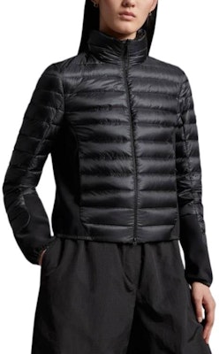 (W) Moncler 修身绗缝羽绒服 黑色长袖高领 I10931A00015596IP999 Lookbook (W) Moncler 修身绗缝羽绒服 黑色长袖高领 I10931A00015596IP999