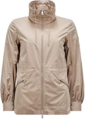 (W) 蒙克勒修身拉链长袖夹克浅棕色 J10931A000875979X202 Order (W) 蒙克勒修身拉链长袖夹克浅棕色 J10931A000875979X202