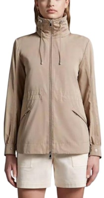 (W) 蒙克勒修身拉链长袖夹克浅棕色 J10931A000875979X202 Shop (W) 蒙克勒修身拉链长袖夹克浅棕色 J10931A000875979X202