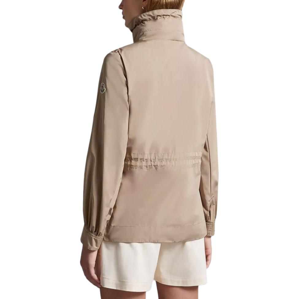 Purchase (W) 蒙克勒修身拉链长袖夹克浅棕色 J10931A000875979X202