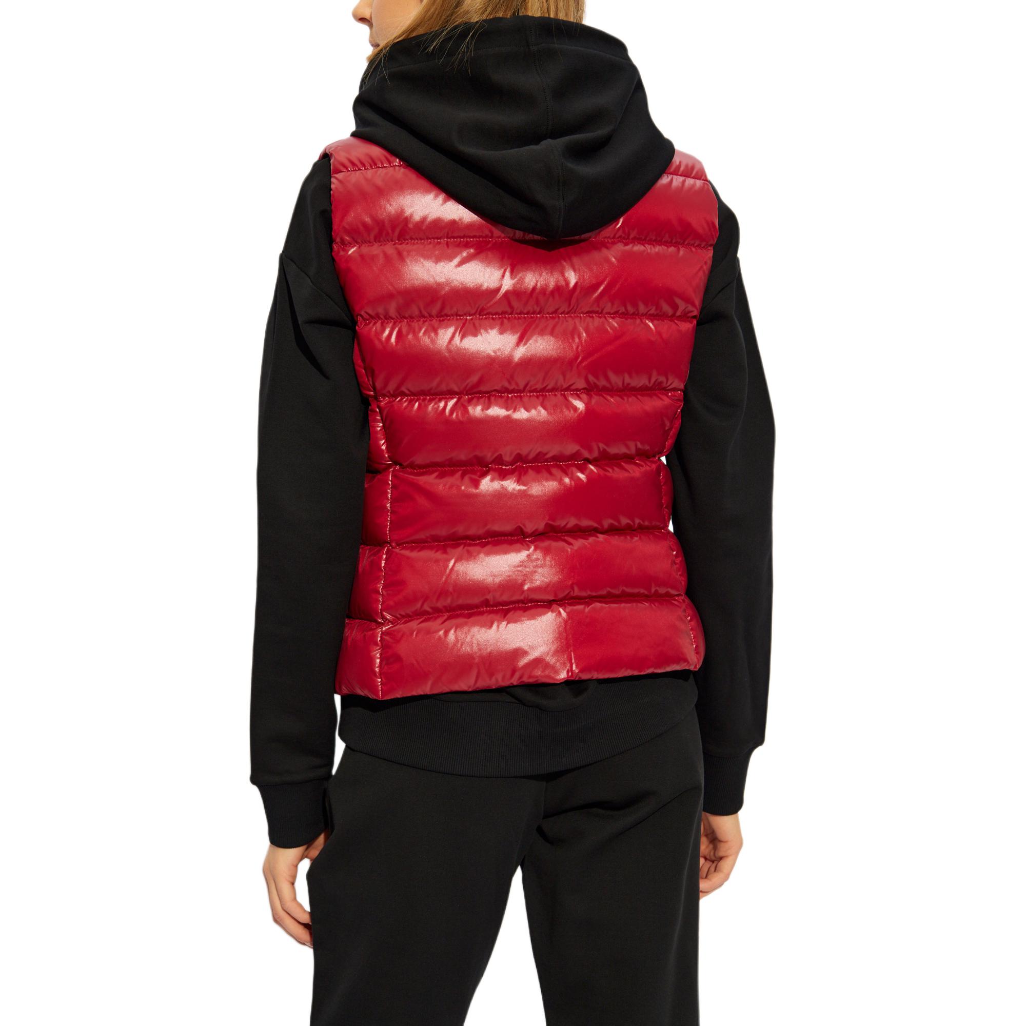 (Women) Moncler  Ghany Red Slim-Fit Vest with Logo and Stand Collar. J20931A5250068950438 圖 5