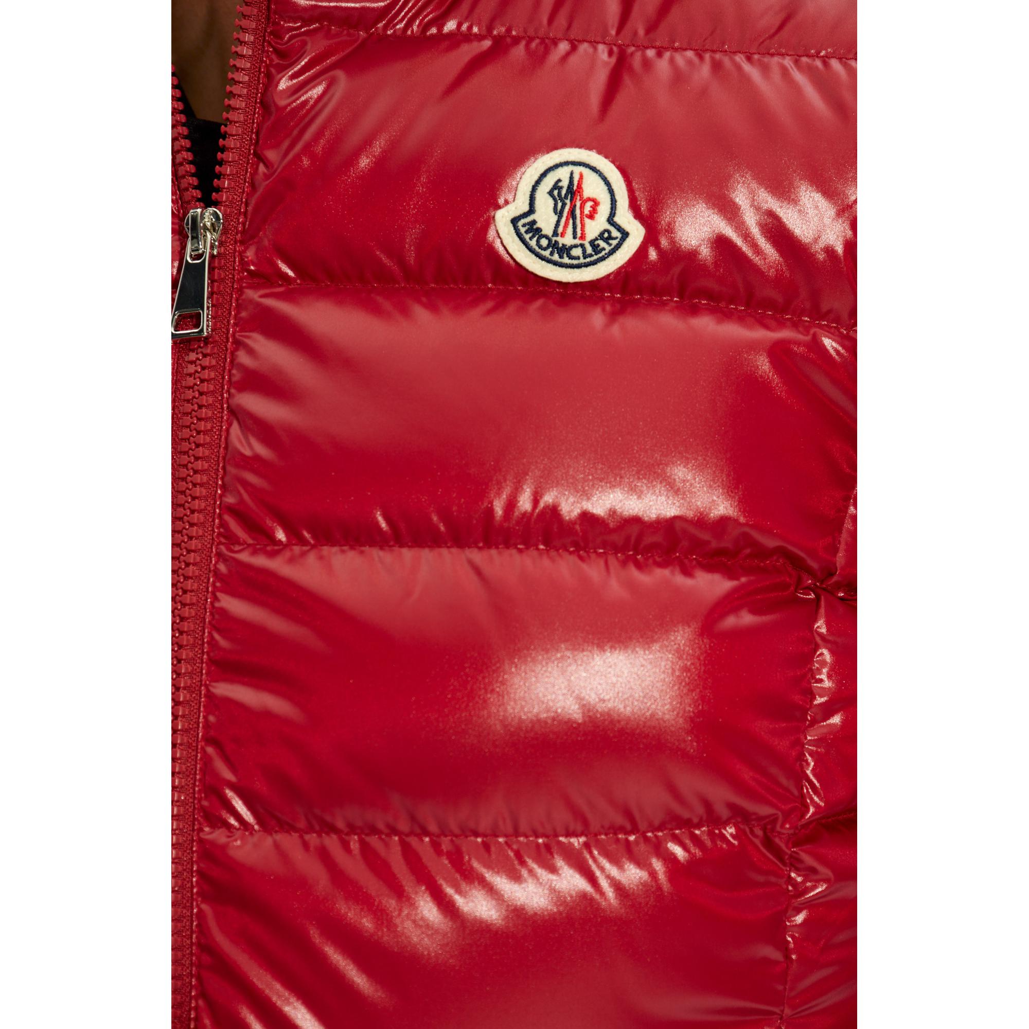 (Women) Moncler  Ghany Red Slim-Fit Vest with Logo and Stand Collar. J20931A5250068950438 圖 6