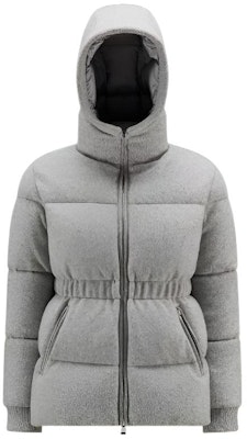 (W) Moncler 灰色羽絨外套 休閒修身長袖拉鍊腰圍大衣 H20931A00069M2137930 Buy (W) Moncler 灰色羽絨外套 休閒修身長袖拉鍊腰圍大衣 H20931A00069M2137930