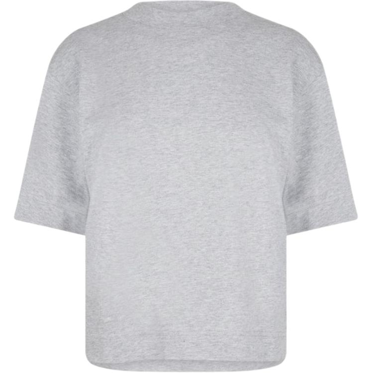 (Women) Moncler  Grey Logo Crewneck Loose Fit T-Shirt. 8C00035829HP984