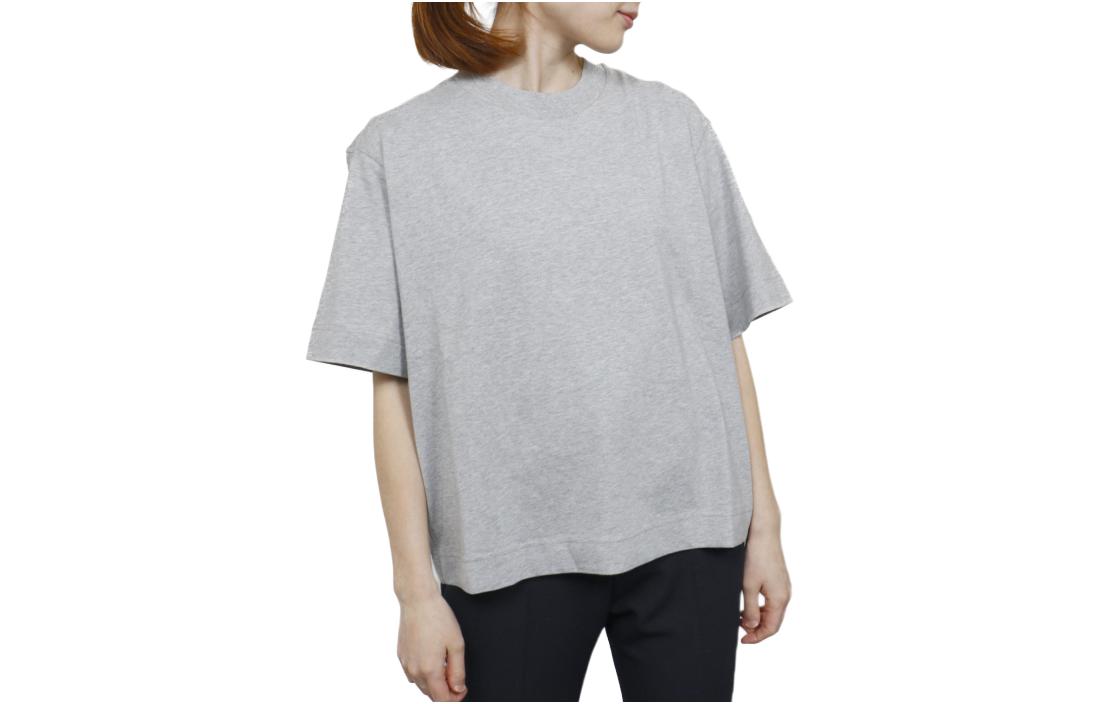 Order (W) Camiseta Moncler Gris Logo Crewneck Ajuste Holgado. 8C00035829HP984