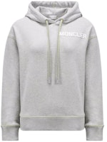 (Women) Moncler Grey Logo Loose Fit Hoodie Pullover Sweatshirt. J10938G0001989AHQ982 (Women) Moncler Grey Logo Loose Fit Hoodie Pullover Sweatshirt. J10938G0001989AHQ982