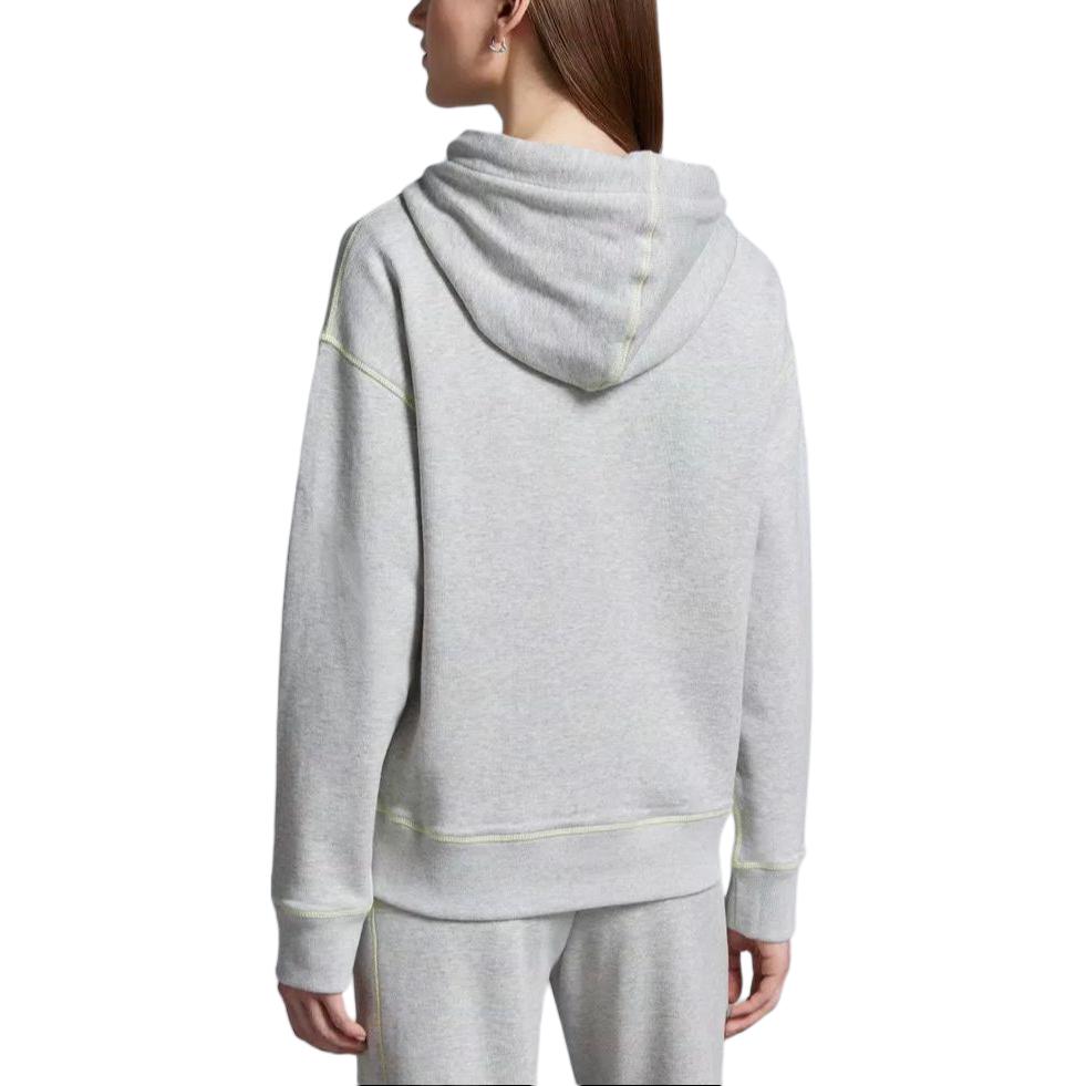 Purchase (W) Moncler Hoodie Longgar Logo Kelabu Pullover Sweatshirt. J10938G0001989AHQ982
