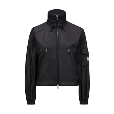 (Women) Moncler High-Neck Zipper Jacket Black J20931A00046597R1999