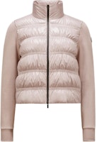 (Women) Moncler Light Pink Padded Zip Casual Loose Fit Sweatshirt. J20938G00013809KZ51T (Women) Moncler Light Pink Padded Zip Casual Loose Fit Sweatshirt. J20938G00013809KZ51T