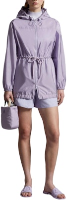 (Women) Moncler Lilac Hoodie Zip-Up Drawstring Jacket. J10931A00125539ZD61A Purchase (Women) Moncler Lilac Hoodie Zip-Up Drawstring Jacket. J10931A00125539ZD61A