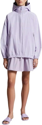 (Women) Moncler Lilac Solid Color Zip-Up Hoodie Jacket. J10931A00127597FM62E Lookbook (Women) Moncler Lilac Solid Color Zip-Up Hoodie Jacket. J10931A00127597FM62E