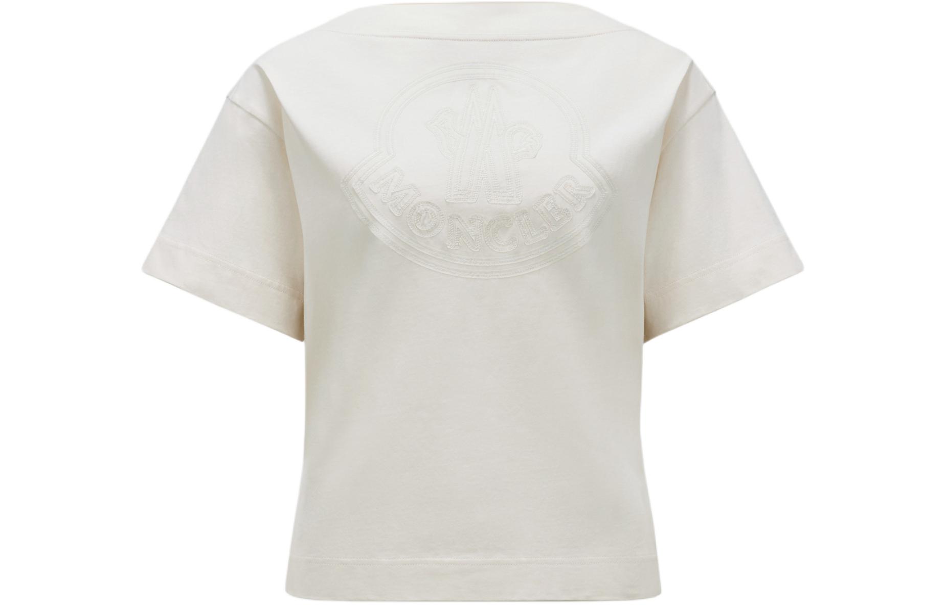 Order (W) Camiseta Blanca Oversize Moncler con Logo Bordado. J10938C0003289AIJ060