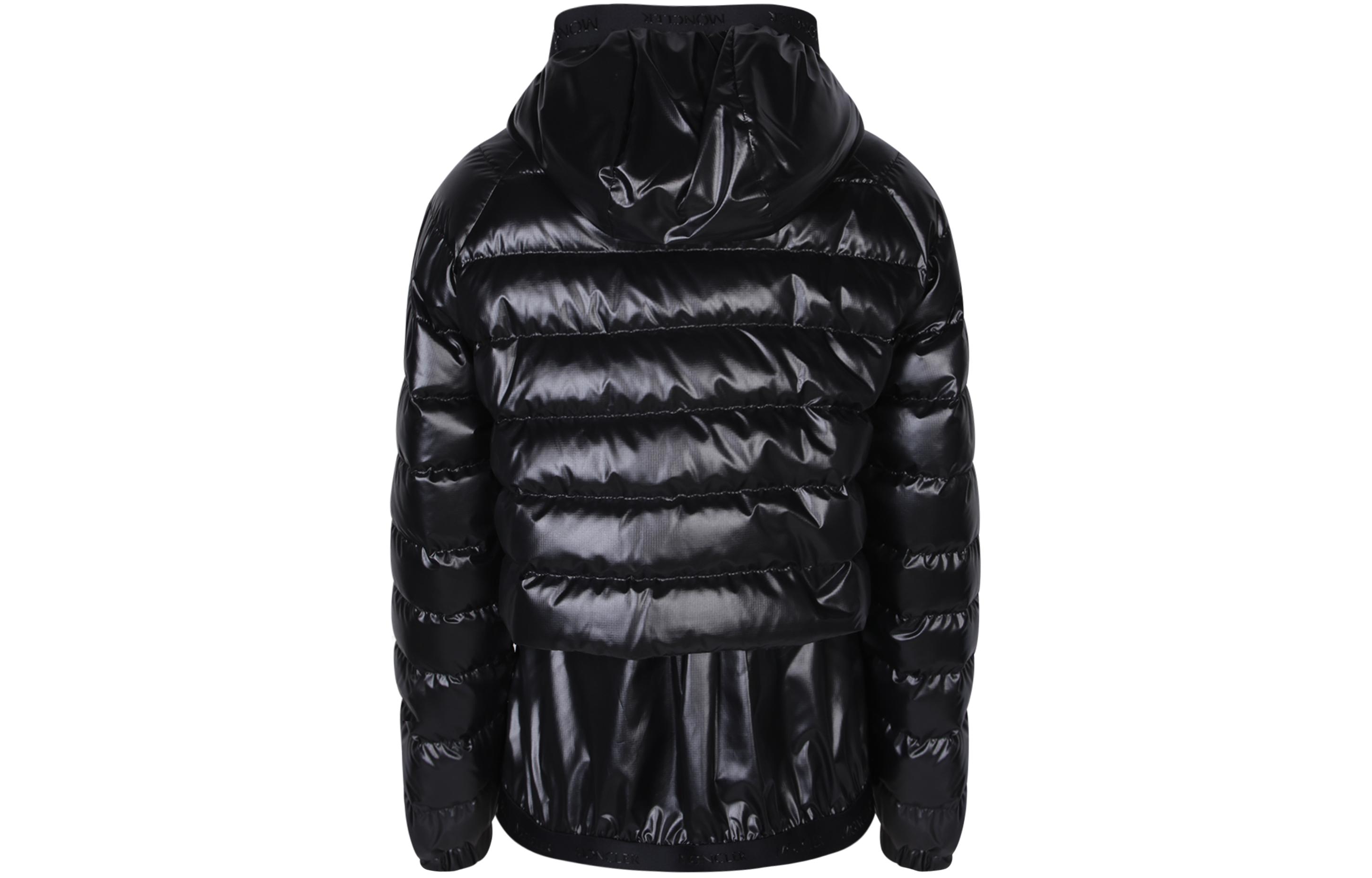 (Women) Moncler  Logo Loose Fit Long Sleeve Puffer Jacket - Black 1A00028595OK999 圖 3