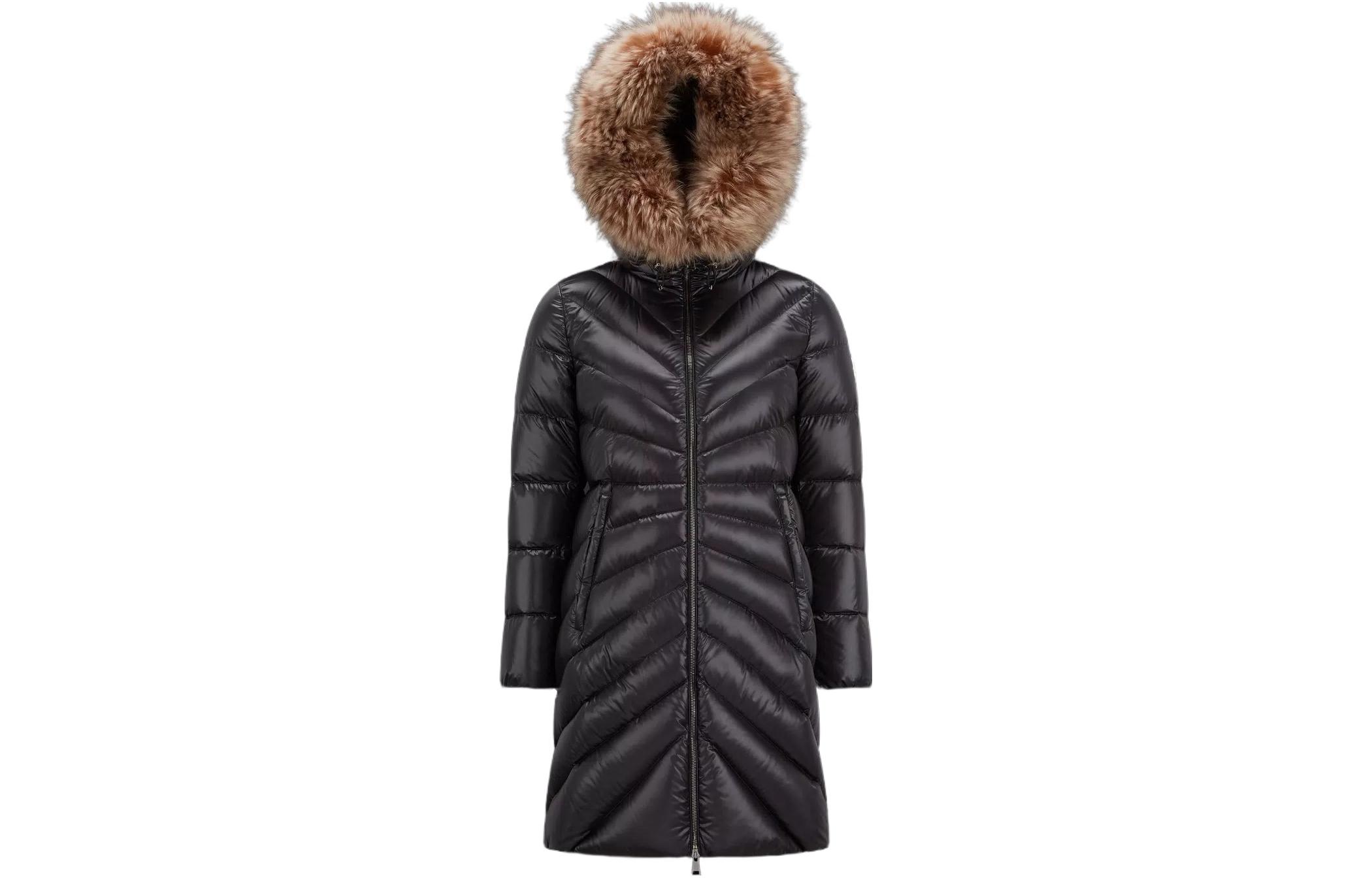 (Women) Moncler  Long Down Jacket with Fur Hood Black. I20931C00023595ZZ999 圖 2