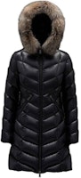(Women) Moncler Long Hooded Slim Fit Puffer Jacket Black I20931C00038C0065999 (Women) Moncler Long Hooded Slim Fit Puffer Jacket Black I20931C00038C0065999