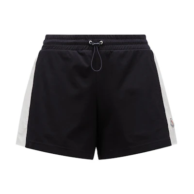 (Women) Moncler Midnight Blue Drawstring Knit Casual Shorts J10938H0001689AJU778