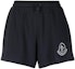 Order (Women) Moncler Navy Blue Solid Drawstring Printed Shorts SS23 Collection. I10938H0002089A0X