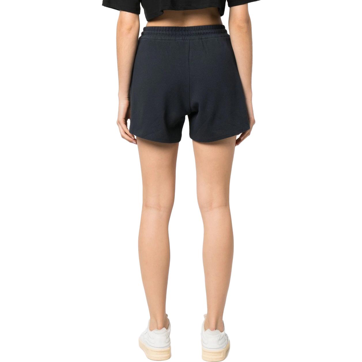 Shop (W) Moncler Shorts Azul Marino con Cordón y Estampado Colección SS23. I10938H0002089A0X