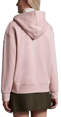 (Women) Moncler Pink Hoodie with Letter Print and Long Sleeves. I20938G00055899U5501 Shop (Women) Moncler Pink Hoodie with Letter Print and Long Sleeves. I20938G00055899U5501