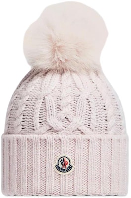(Women) Moncler Pink Knit Beanie Wool Cashmere Blend J10933B00019M450650B Buy (Women) Moncler Pink Knit Beanie Wool Cashmere Blend J10933B00019M450650B