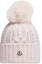 Buy (Women) Moncler Pink Knit Beanie Wool Cashmere Blend J10933B00019M450650B