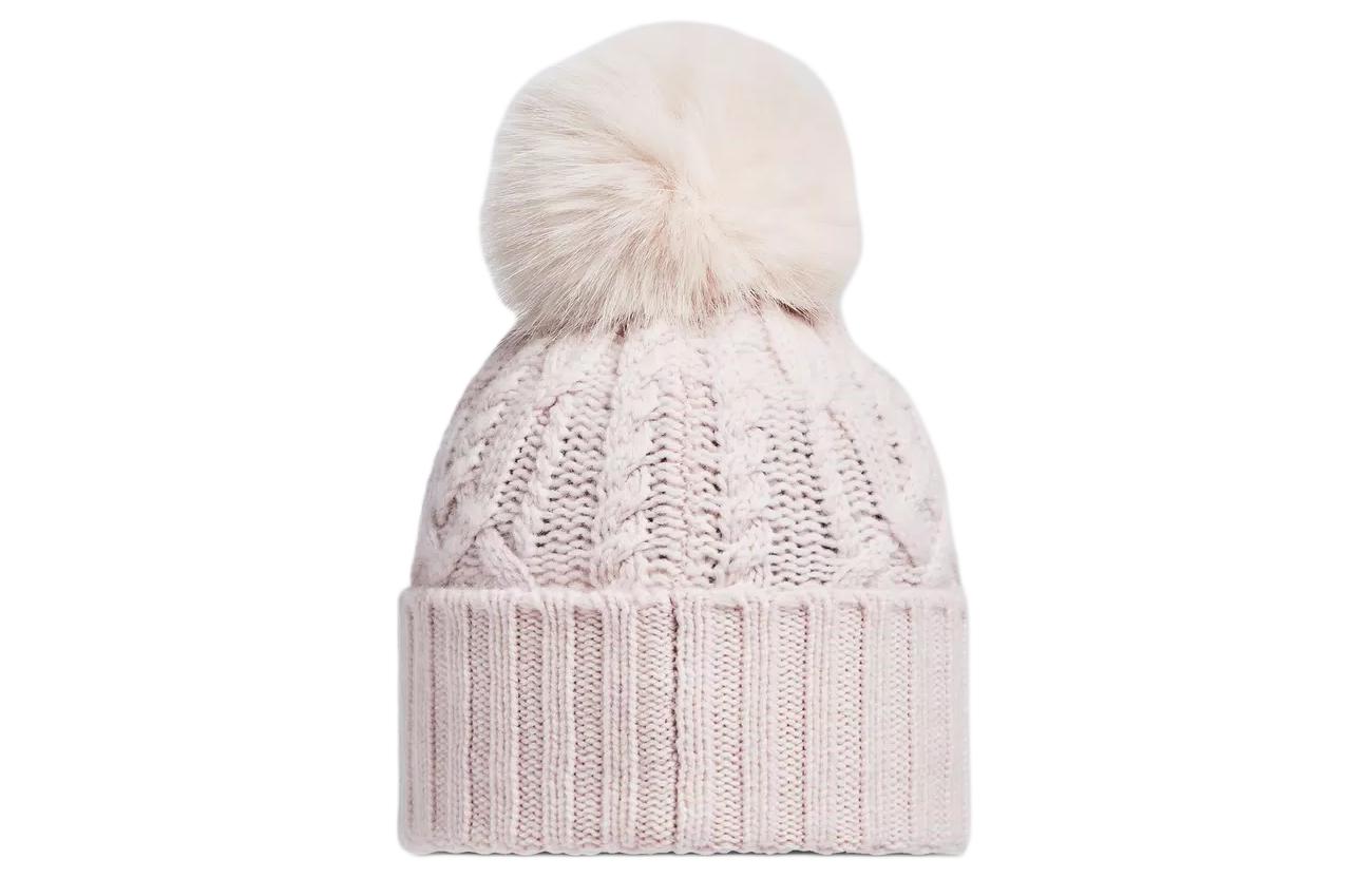 Lookbook (W) 몽클레어 핑크 니트 비니 울 캐시미어 블렌드 J10933B00019M450650B