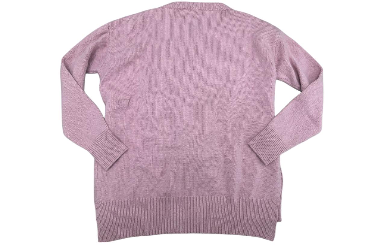 Lookbook (W) Jersey Rosa Moncler de Punto con Detalle de Lazo y Logo. D209390505529489X514