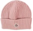 Buy (W) 蒙口粉色针织羊毛保暖帽。 3B00048M113151A