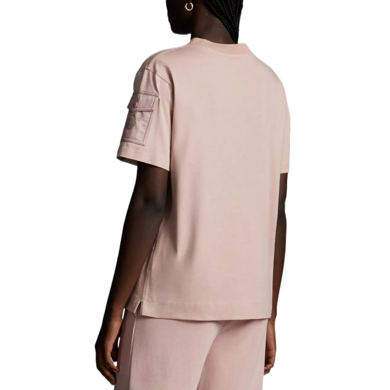(Women) Moncler  Pink Pocket Crewneck Pullover T-Shirt SS22. H20938C00003829HP51A 圖 5
