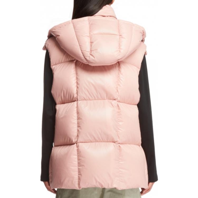 (Women) Moncler  Pink Sleeveless Fitted Hooded Puffer Jacket. 1A001026895051A 圖 4