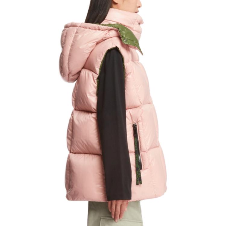 (Women) Moncler  Pink Sleeveless Fitted Hooded Puffer Jacket. 1A001026895051A 圖 5