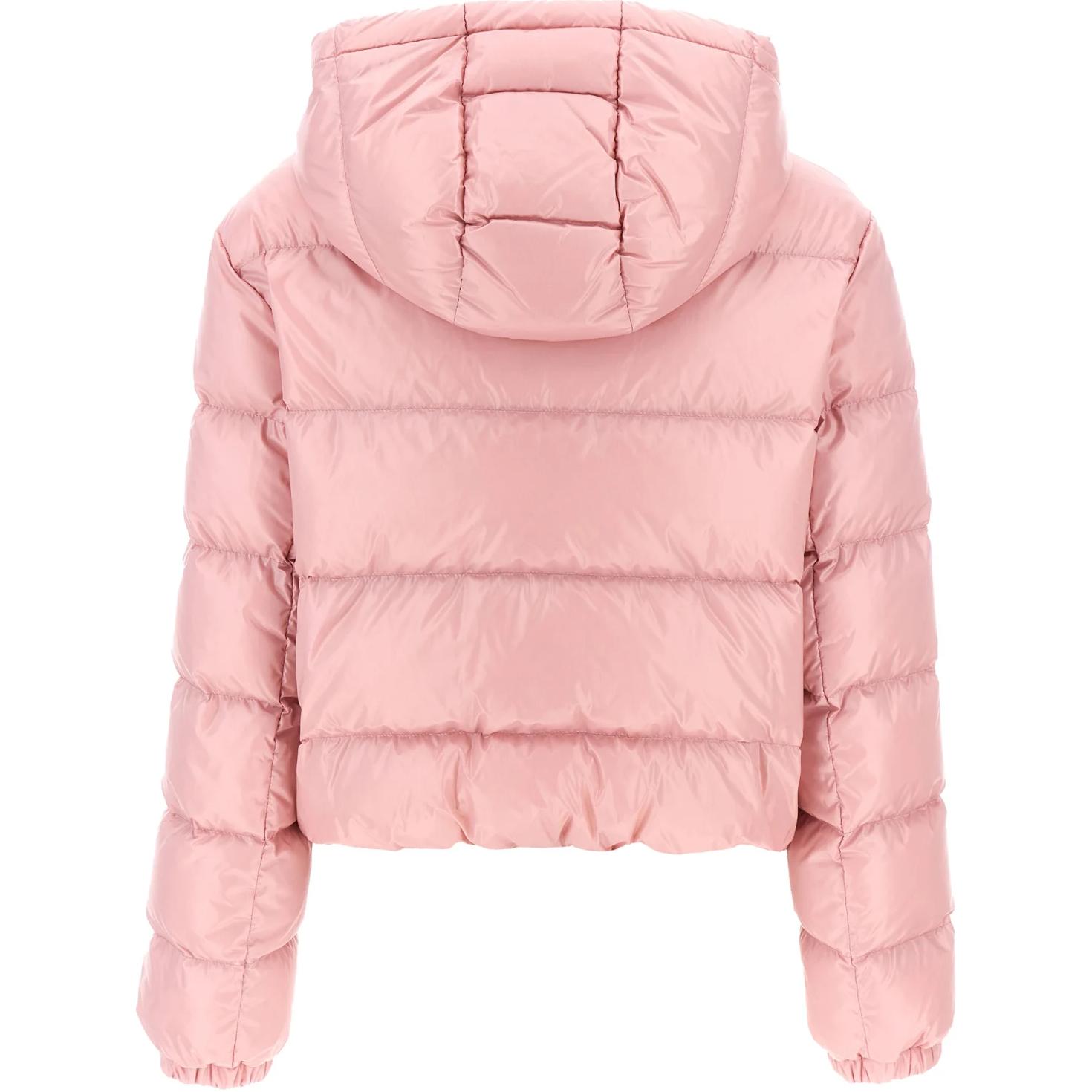 (Women) Moncler  Pink Zip-Up Hoodie Long-Sleeve Down Jacket. J20931A000835963V523 圖 3
