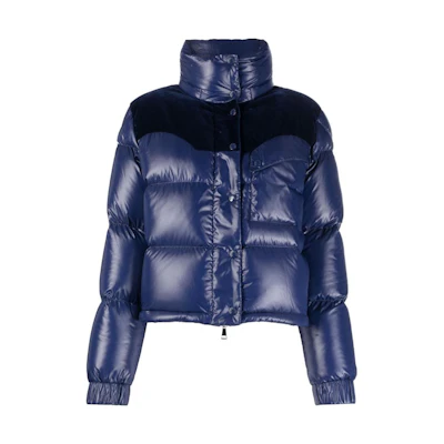 (Women) Moncler Purple Colorblock Down Jacket I20931A001015963V741